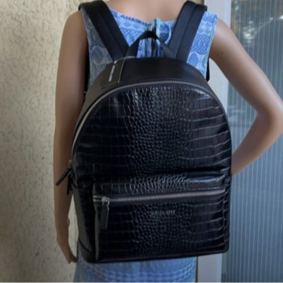 Michael Kors Cooper Men`s Backpack Black - Picture 10 of 15